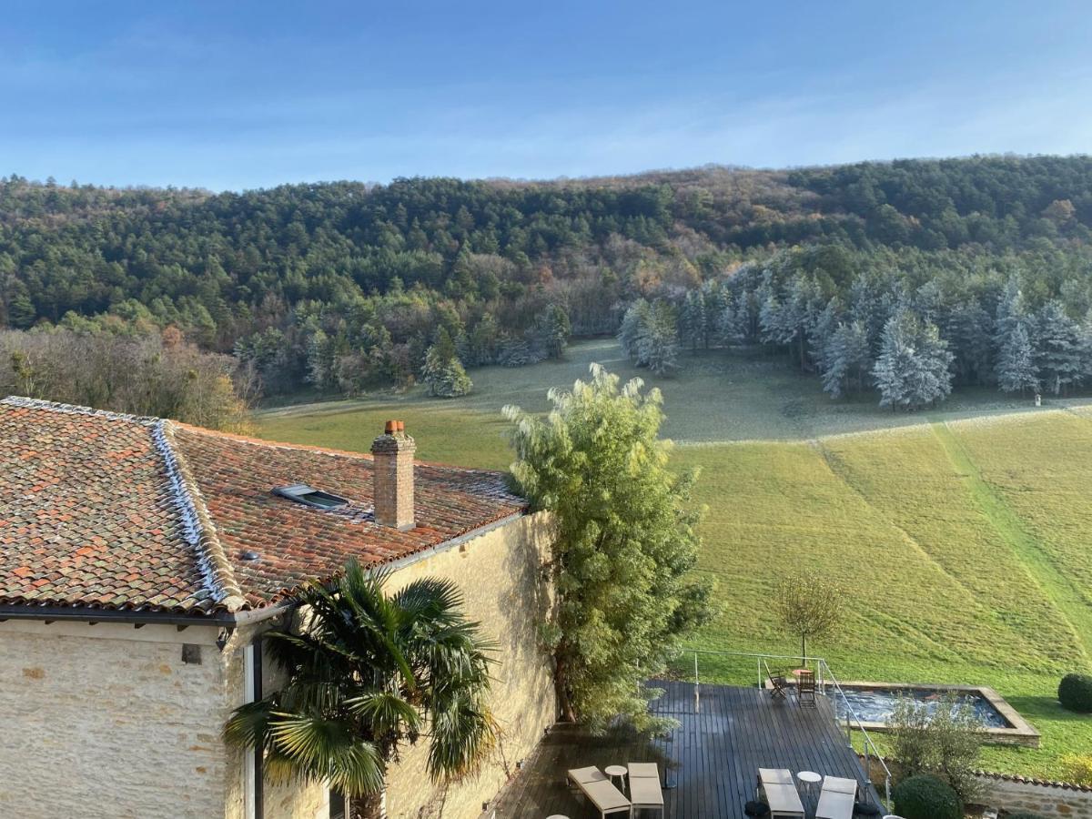 Clos De Mont July, Chambres Avec Vue Et Terrasse Dans Demeure Historique Ceyzeriat Экстерьер фото